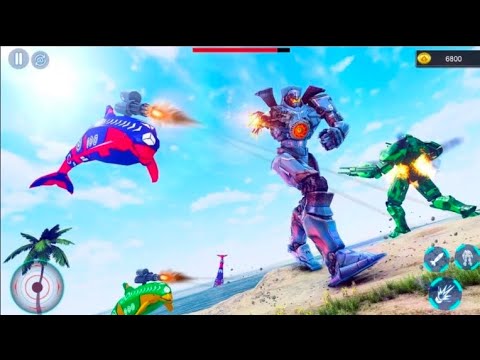 Dolphin Car Drone Robot Multiple Transform - Android Gameplay @AvinashGamingofficial