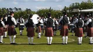 preview picture of video 'Ravara Pipe Band at Newtownards 2012'