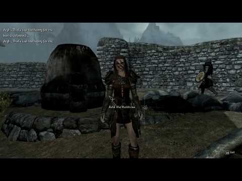 Skyrim Requiem: Khajiit 2H HA - Smithing to 100