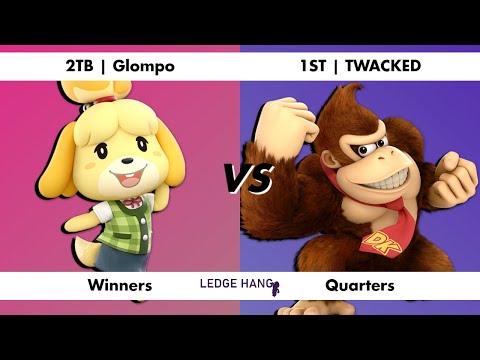 Winners Quarters - Glompo (Isabelle) vs TWACKED (Sora, DK) - Ledge Hang 26 SSBU