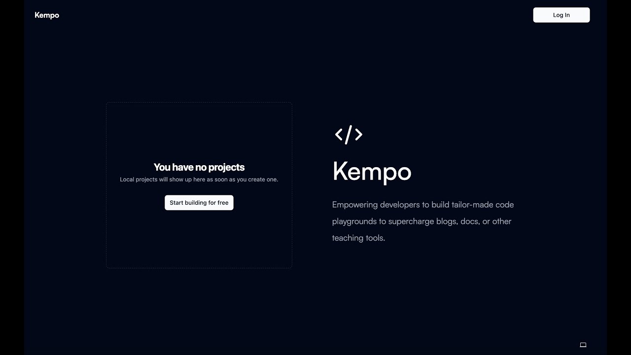 Kempo demo video