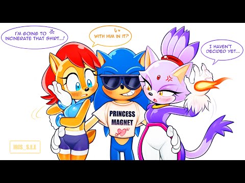 Double Princesses - Sonic x Blaze (Sonaze) Comic Dub Compilation