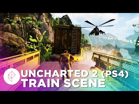 Uncharted 2: Train Scene PS4 Gameplay – Nathan Drake Collection [1080p60]
