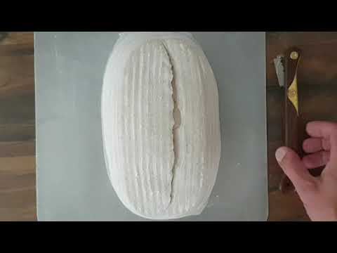 Scoring The Ear On A Sourdough Bâtard | Oven Spring Timelapse | Crumb Reveal