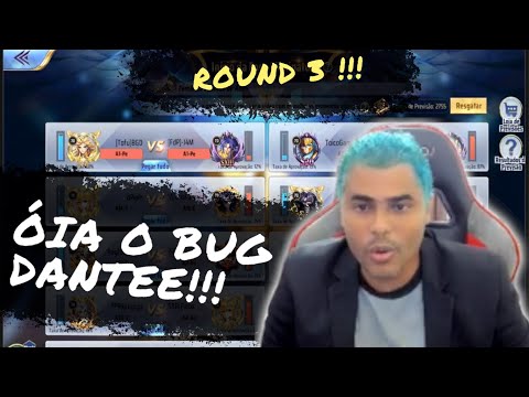 É BUG OU NÃO É?!! JAMIEL DIA 1!!! DanteV VS Janus Round 3 - Saint Seiya Awakening