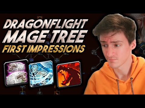 DRAGONFLIGHT MAGE TALENT TREES (MY FIRST IMPRESSION)