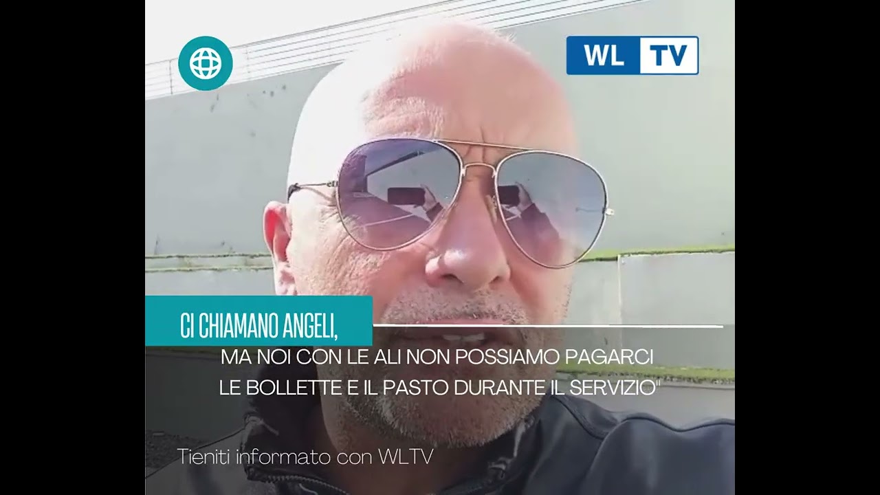 "Ci chiamo angeli, ma noi con le ali non possiamo pagare le bollette e il pasto durante il servizio"