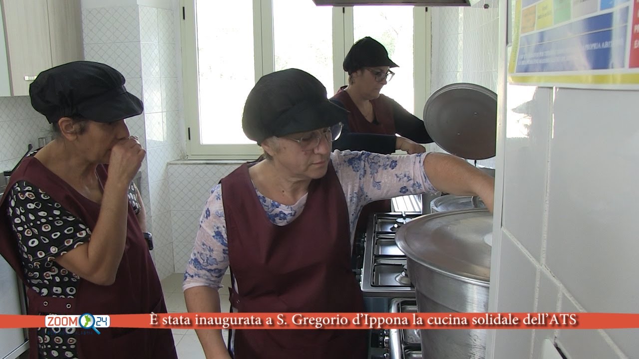 È stata inaugurata a S. Gregorio d’Ippona la cucina solidale dell’ATS (VIDEO)