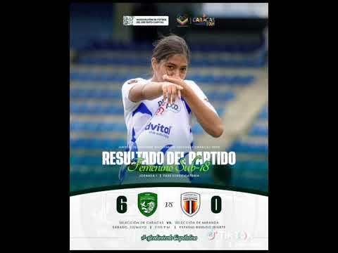 La selección de Fútbol de la asociación de Fútbol del Distrito Capital se impuso en los 2 partidos
