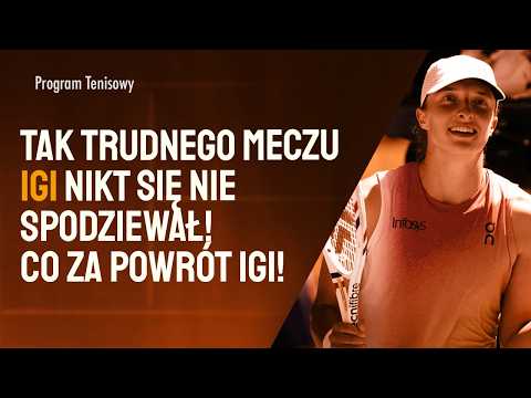 Świątek was losing, and suddenly, the tide turns! It's a knockout and a quarterfinal! Eala breaks...