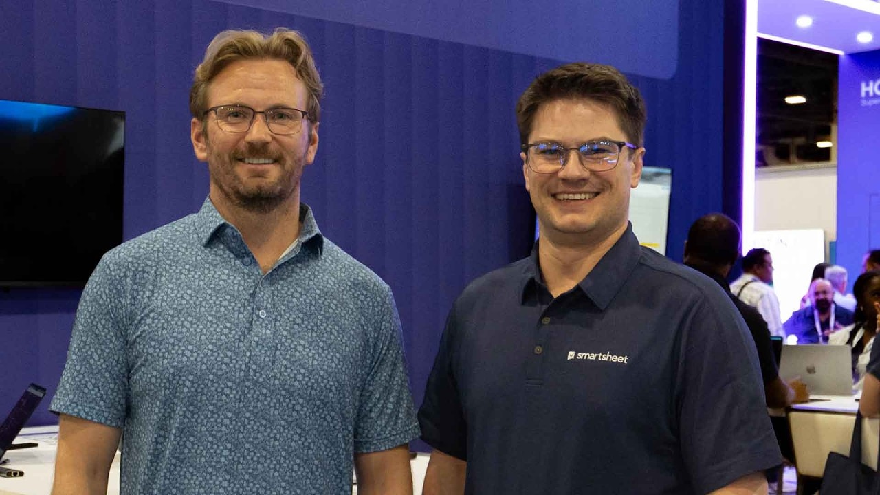 Doug Marshall and Devyn Heimbeck from Smartsheet at Ai4 2026