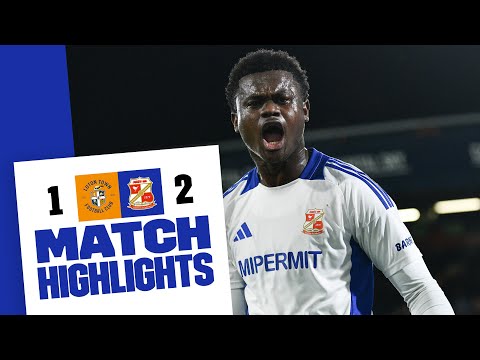 Extended Highlights: Luton Town 1-2 Swindon Town