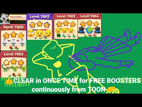 Toon blast levels 7860 7861 7862 7863 7864 🚀Hard Gameplay🤛