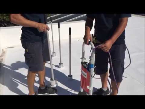 Obras de Grupo Aislar instalando Membrana Firestone TPO