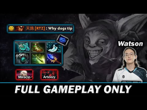 Watson Meepo VS Miracle INVOKER + Arteezy Shadow Fiend - Full Gameplay Meepo#650