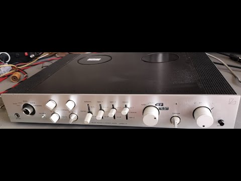 Luxman L-10 hifi Amplifier test repair teardown