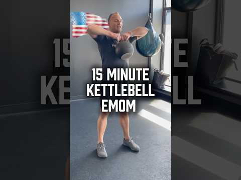 15-Minute Heavy Kettlebell EMOM | Full Body Strength with One Kettlebell #weeklyworkout
