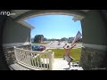 Guy Checking Flag Mount Falls Down Stairs ViralHog