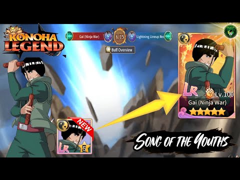 Konoha Legend New LR arrived! Limited Rare Guy(Great Ninja War) Skill Animation Demo android/iOS