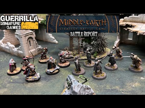 Middle Earth SBG Battle Report - BATTLE COMPANIES -  Moria Expedition vs. Osgilliath