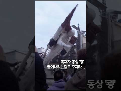 시리아 '아사드 정권' 몰락&hellip;독재자 동상 산산조각 #shorts