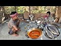 FISH CURRY PUMPKIN Recipe Cooking And Eating By Village Mother And Son