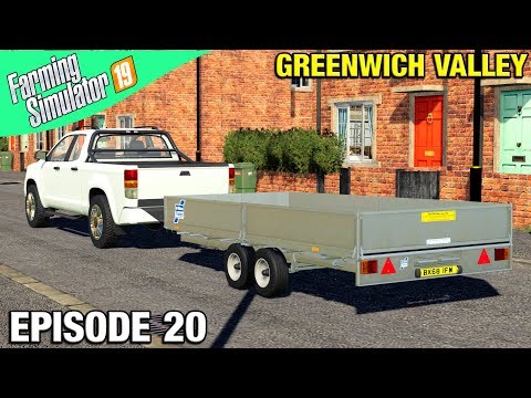 TRAILER FOR THE WOOL Farming Simulator 19 Timelapse - Greenwich Valley FS19 Ep 20