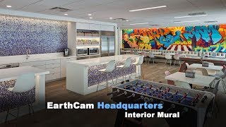 EarthCam Headquarters Interior Mural Time-Lapse