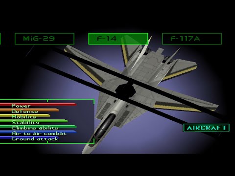 Ace Combat 2 All Aircraft [PS1]