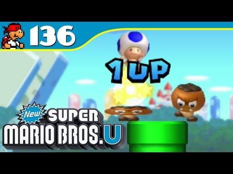 New Super Mario Bros. U | 1-Up Rally: The Goombrat Stomp - 136 (Wii U Gameplay Walkthrough)
