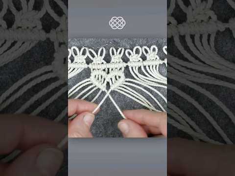 Macrame ABC pattern sample 17