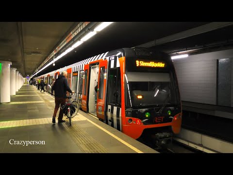 Unieke Fanta RET Metro Rotterdam Marconiplein naar Maassluis