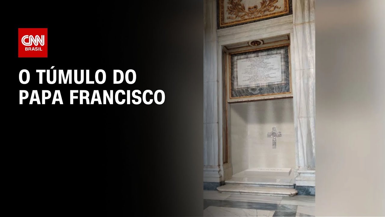 Vaticano divulga imagem de como será túmulo do papa Francisco | LIVE CNN