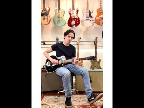 Grez Guitars Mendocino Custom 2020 Black/Natural, Old Growth Redwood/Mahogany  (Authorized Dealer) image 9