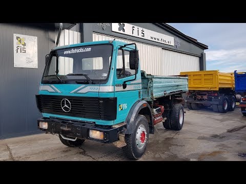 TRUCK MERCEDES-BENZ SK 1722 AK 4X4 TIPPER FIŠ TRUCKS & MACHINERY SLOVENIA