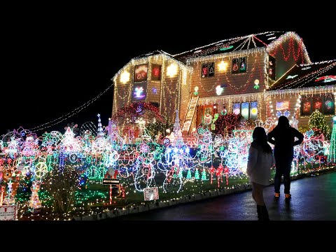 More than 100,000 lights are on display at this over the top Christmas house