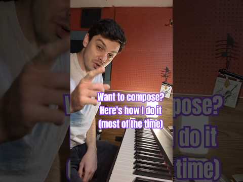 here's how I start composing! I hope this method gives you some ideas! #piano #composer #composition
