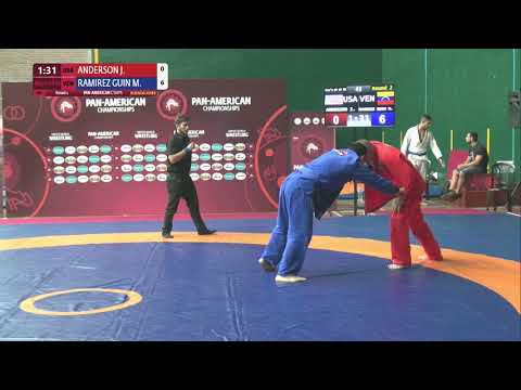 Round 2 Men's GP Gi - 92 kg: J. ANDERSON (USA) v. M. RAMIREZ GUIN (VEN)