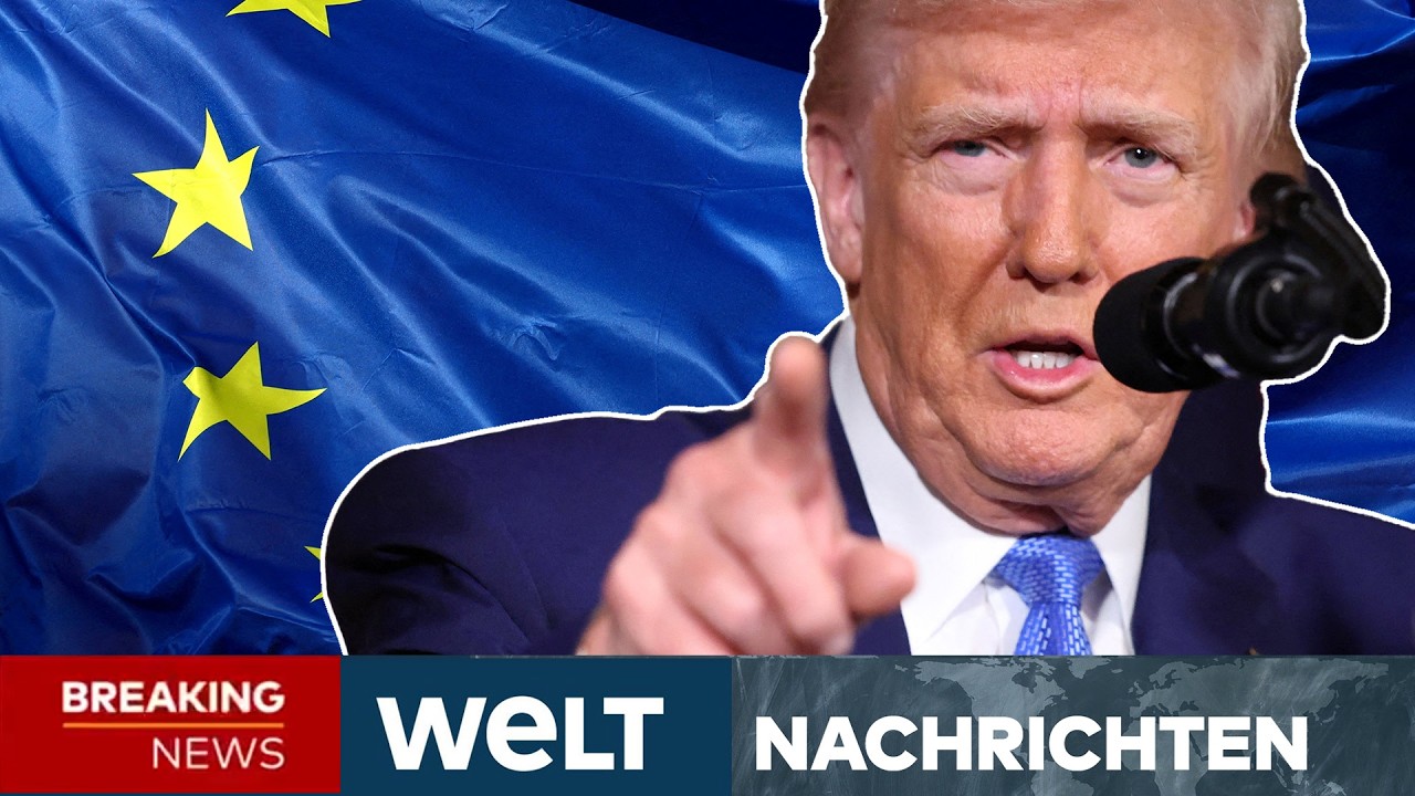 KANADA: Trump tobt! "Feindseliger Akt!" USA drohen mit Zoll-Hammer gegen die EU I WELT LIVE