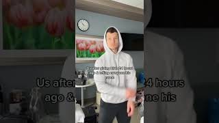 Us after giving birth 24 hours ago! #shorts