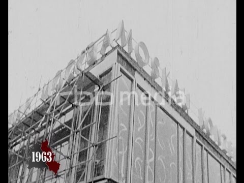 The new heart of East Berlin at Alexanderplatz 1963