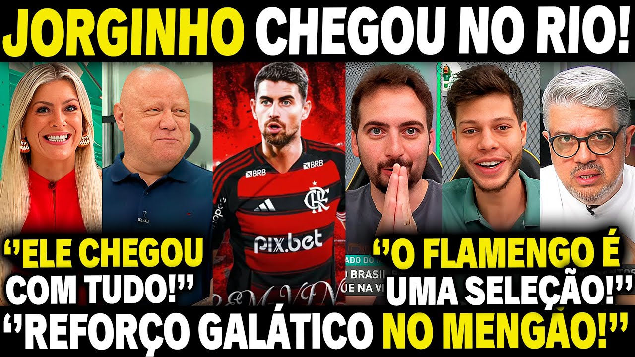 RENATA FAN FICOU EM CHOQUE COM JORGINHO NO FLA" JA CHEGOU NO RIO PARA ASSINAR?