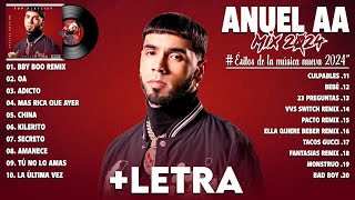 Anuel AA Mix 2024 (Letra) - Colección de las Mejores Canciones de Anuel AA 2024 - Álbum Más Popular MQDEFAULT Thumbnail