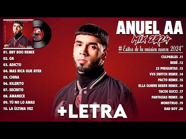 Anuel AA Mix 2024 (Letra) - Colección de las Mejores Canciones de Anuel AA 2024 - Álbum Más Popular SDDEFAULT Thumbnail