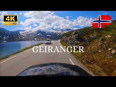 4K Scenic drive from Stryn to Geiranger Skywalk Pt2