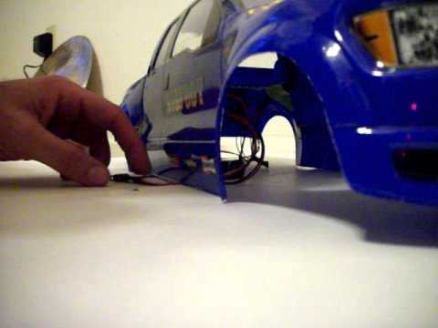 Traxxas Emaxx Bigfoot Monster Truck Body 1/10 with Working Lights