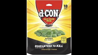 BEST MOUSE POISON ON THE MARKET!  D-CON KILLS MICE