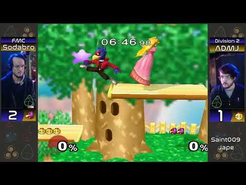 Florida Melee Circuit Season 2 Finals - ADMJ (Peach) Vs Sodabro (Falco) - Division 2