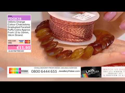 Green Coated Druzy and Andesine for jewellery making: JewelleryMaker  Late show LIVE 14/07/2014