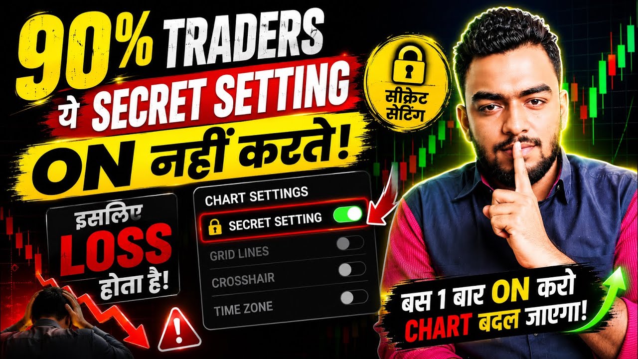 90% Traders ये Secret Settings On नहीं करते | Intraday Trading Best Strategy | Trading for Beginners